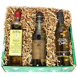 Extra Virgin Olive Oil Gourmet Gift Box by Gourmet Gift Co.