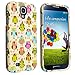 Galaxy S4 Unique Durable Rubberized Case. Luxmo CRSAMSIVFANOWL - Retail Packaging- Fancy Owl