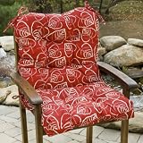 Greendale Home Fashions Outdoor Seat Back Chair Cushion - Patriotic Leaf