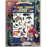 enter the world of the rain forest a book and sticker set panorama series