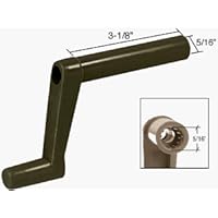 CRL RV Window Crank Handle; 3-1/8 Stem Length - Package