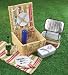 Maxam® 18pc Picnic Basket Set