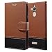Ceego Wallet Flip Cover for Coolpad Note 5 - [Credit Card Slots & Wallet] [Ultimate Value for Money] - EcoGo Series Cool Pad Note 5 Flip Case (Brown / Black) RS.339.00