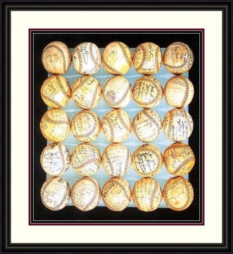 Autographed Baseballs by Smithsonian Institution - Framed Artwork