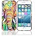 iPhone 6 6S Night Luminous Case, Luxury HD Vintage Tribe Stripe Animal Pattern TPU Rubber Silicone Gel Cover-Colorful Elephant