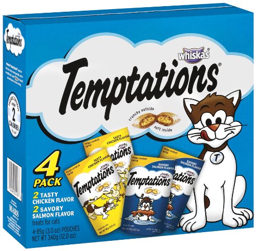 Whiskas Temptations Multi-Pack Treats for Cats, 