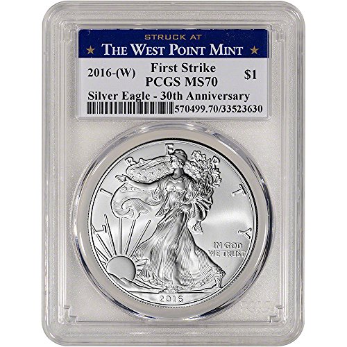 2016-W-American-Silver-Eagle-1-oz-First-Strike-WP-Label-1-MS70-PCGS 2016-W-American-Silver-Eagle-1-oz-First-Strike-WP-Label-1-MS70-PCGS