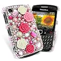 Princess Pink Diamante Case for Blackberry Curve 8520 / 3G 9300 with Screen Guard