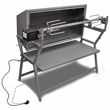 barbecue rotissoire fixe