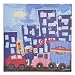 Oopsy Daisy too Transportation City Wall Art - 10x10"