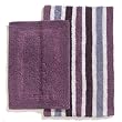 Ruia Home Cotton Reversible 2-Piece Bath Rug Set, Purple