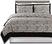 3 Piece Paisley Duvet Cover Set (King) - 1 Duvet Cover 2 Pillow Shams - Luxe Style Brushed Velvety Microfiber - Floral Pattern - Comfortable, Breathable, Soft, Extremely Durable - by Utopia Bedding