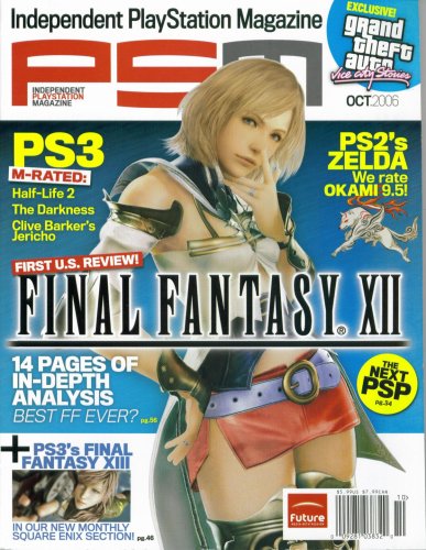 PSM Independent Playstation Magazine #115 October 2006 (Final Fantasy XII) (Paperback)