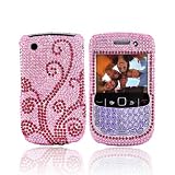 For Blackberry Curve 8520 8530 Bling Hard Case HOT PINK