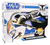 from Hasbro Star Wars Clone Wars Obi-Wan Kenobis Starfighter Vehicle ( Wave 1 ) Model 87888