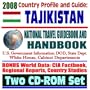 2008 Country Profile and Guide to Tajikistan - National Travel Guidebook and Handbook -  USAID, War on Terror, Trade and Investment, 1998 Earthquake (Two CD-ROM Set)