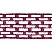 Vickerman 381489 - 4" x 10yd Cerise Metallic Rectangle Wired Mesh Ribbon (Q154520)