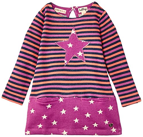 Hatley Little Girls' Color Block Dress - Stars