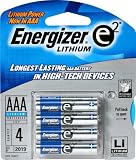 E2® AAA Lithium Battery Retail Pack - 4 Pack