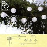 Details zu "Best Season 477-13 LED-Solarlichterkette "White Ball", 10-teilig, 2,7 m, outdoor, cool weiß" Details zu "Best Season 477-13 LED-Solarlichterkette "White Ball", 10-teilig, 2,7 m, outdoor, cool weiß"