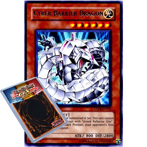 Yu Gi Oh : DP04-EN002 Unlimited Edition Cyber Barrier Dragon Rare Card - ( Zane Truesdale YuGiOh Single Card )