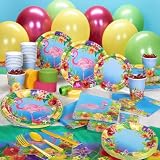 Creative Converting Hibiscus Heat Deluxe Party Kit (25 guests) 206191