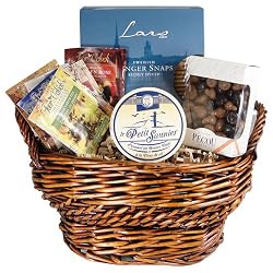 Candy and Teatime Small Gift Basket for Sweets Lovers