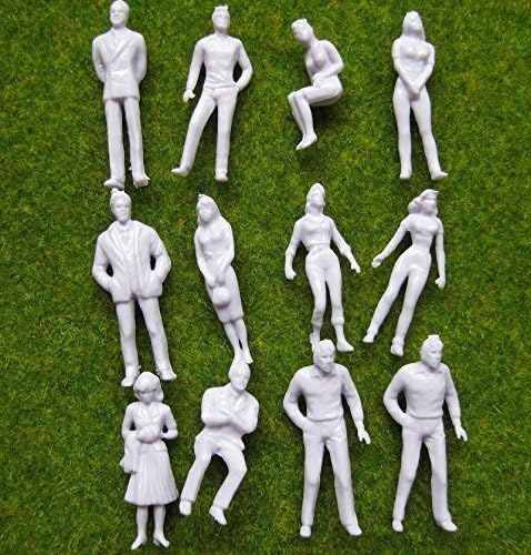 P50B 100pcs Model Trains 1:50 Scale WHITE Figures O