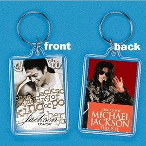 Michael Jackson Keychain 2 X 1 Collectible # 029 - King of Pop Tribute