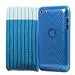 4G Touch Blue Gel Silicone Protective Armour Case + Blue Sock Cover & Screen Protector Kit for New Apple iPod Touch 4th Generation - 8GB 32GB 64GB
