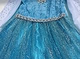 Snow Queen Deluxe Party Costume Dress with Accessories (Ages 7-8)