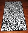 Zebra Carpet Rug Hallway Runner - 30" x 60"