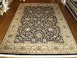 Handmade Indian Isfahan Rug 6'2"x9'1"