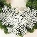 Malloom 30Pcs Christmas Tree Hanging Snowflake Decoration White Snowflake Orngament