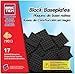 Brictek Base Plates Multi Sizes Black- 17 pcs