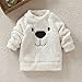 Timall Baby Cute Bear Furry White Comfortable Soft Thick Wool Sweater