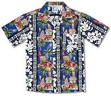 Surfboards Woodie Boys Hawaiian Aloha Shirt