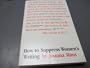 how to Suppress Women's Writing