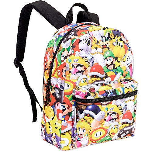 Super Mario Bros. Comics Standard Size School Backpack - Kids