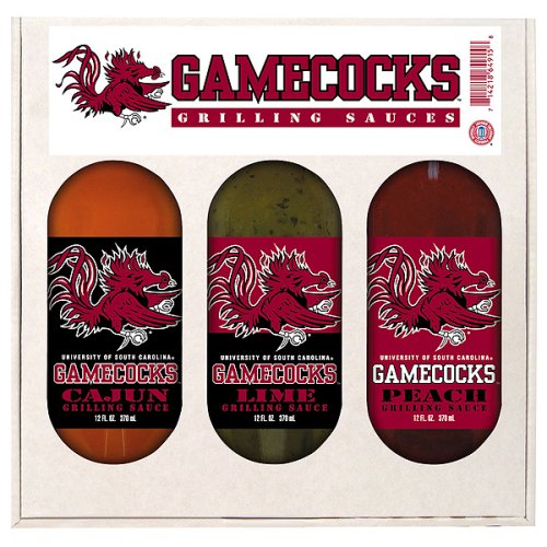 University of South Carolina Gamecocks Grilling Gift Set by Hot Sauce Harrys