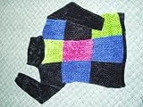 Lg Bk / Bl / Gr / Pk Turtleneck Sweater 
