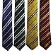 School Uniform Neckties - Wizard Pinstripe Costume Tie