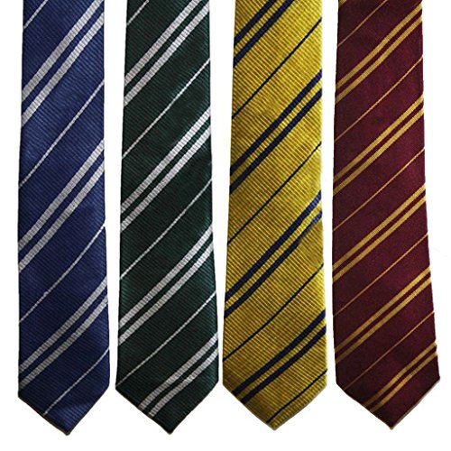 School Uniform Neckties - Wizard Pinstripe Costume Tie