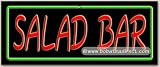 Salad Bar Neon Sign (13H x 32L x 3D)