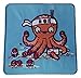 Octosushi Funny Japanese Octopus Chef Cutting Tentacles - Novelty Iron On Patch Applique