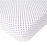 Tadpoles Basics 2-pc. Fitted Crib Sheet Set - Lavender Polka Dot