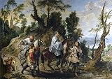 Oil Painting 'Rubens Peter Paul Wildens Jan Rodolfo I De Habsburgo' s Act Of Devotion Before 1630' 10 x 14 inch / 25 x 36 cm, on High Definition HD canvas prints, Gym, Hallway And Home Office decor