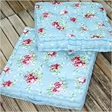 English Rose Design Floor Cushion