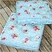 English Rose Design Floor Cushions