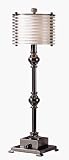 Uttermost 29864-1 Traditional Cade Buffet Lamp with Black Chrome Finish